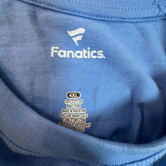 NWOT Fanatics Blue NFL Detroit Lions Graphic T-Shirt - 87 Aidan Hutchison 4XL - Picture 4 of 5